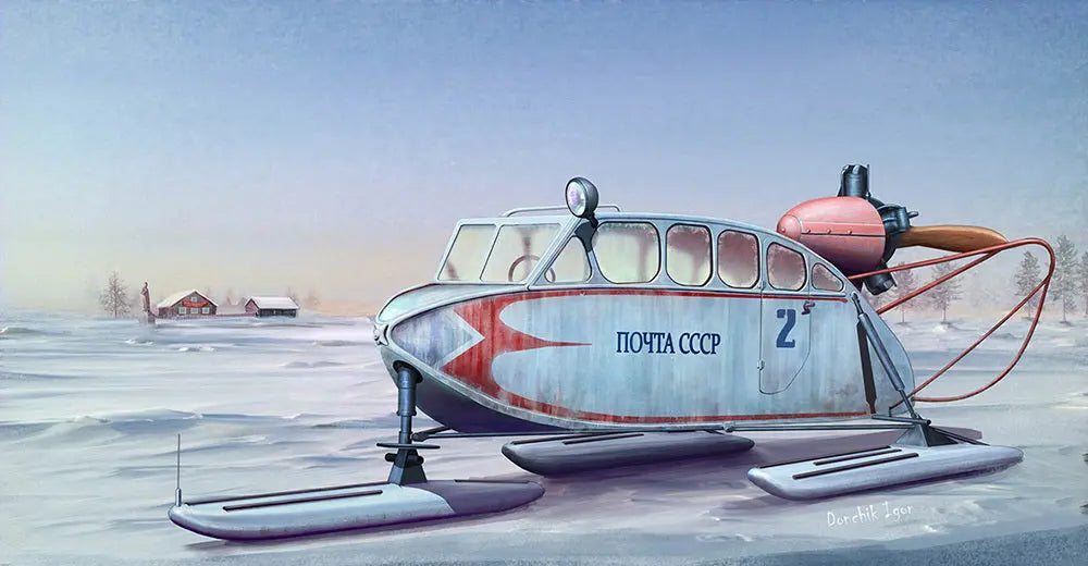 Trumpeter 1/35 Soviet NKL-6 Aerosan Plastic Model Kit - Franklin Hobbies Ltd
