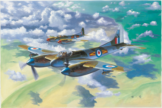 Trumpeter 1/48 De Havilland Hornet F.3 Trumpeter