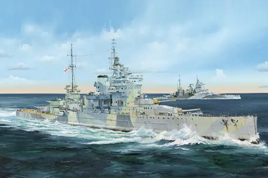 Trumpeter 1/350 Battleship HMS Queen Elizabeth Plastic Model Kit - Franklin Hobbies Ltd