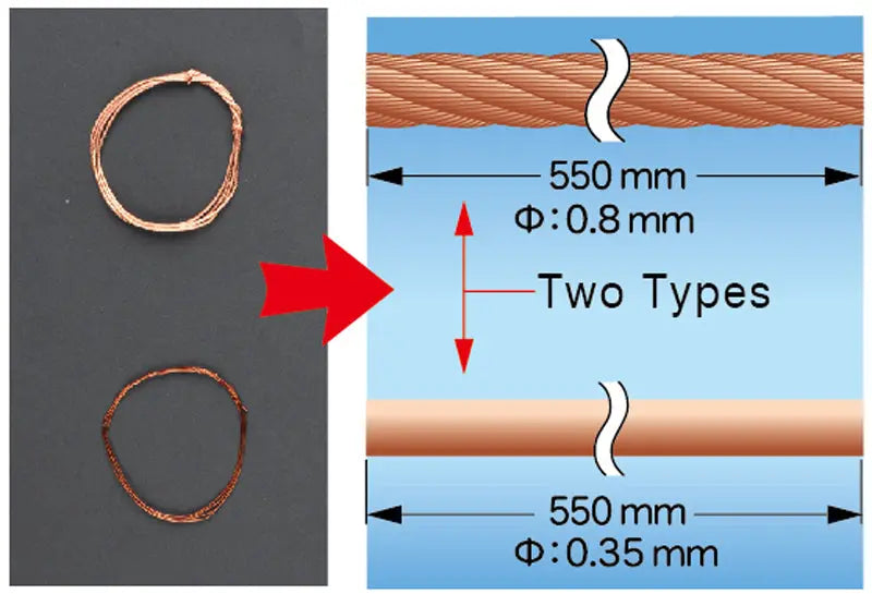 Trumpeter 55cm Brass Wire set - Franklin Hobbies Ltd