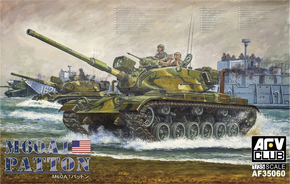 AFV Club 1/35 M60A1 Patton Medium Tank Plastic Model Kit AFV Club