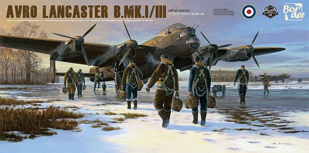 Border Models 1/32 Avro Lancaster B.MK I/III  With Full Interior Border Model