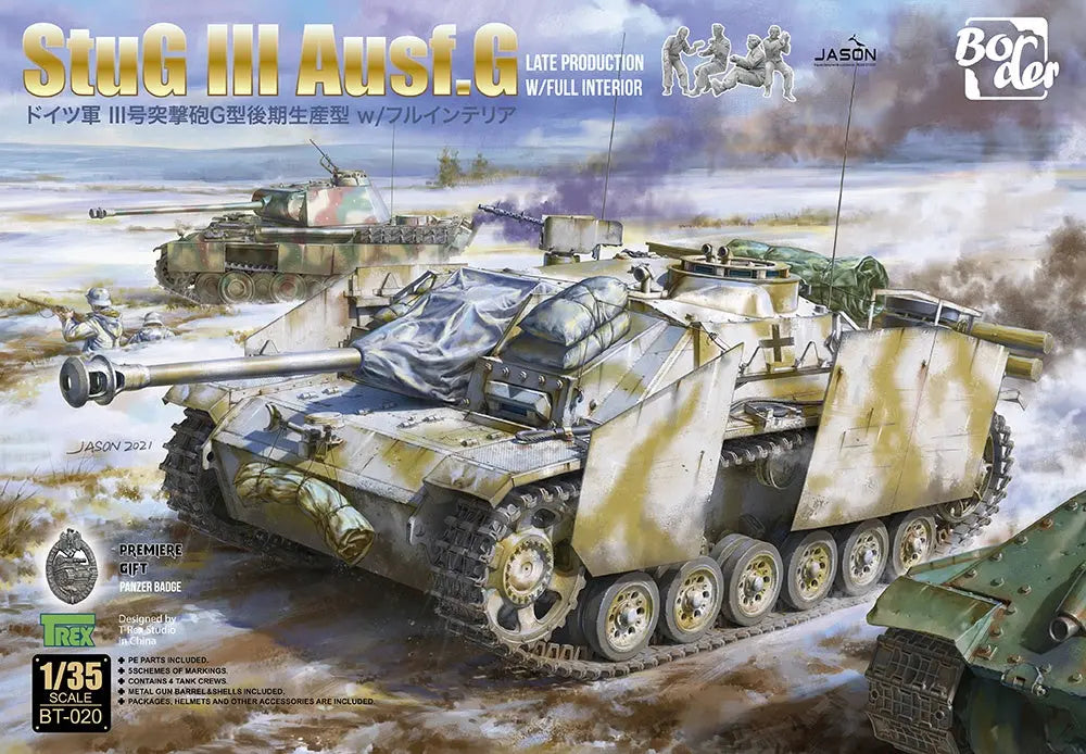 Border Model 1/35 Stug III Plastic Model Kit Border Model