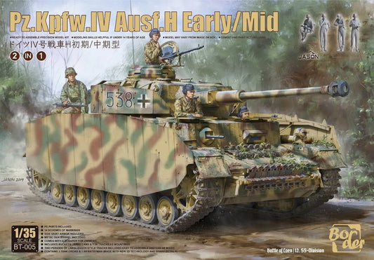 Border Models 1:35 Pz.Kpfw.IV Ausf.H Early/Mid (2in1) Border Model