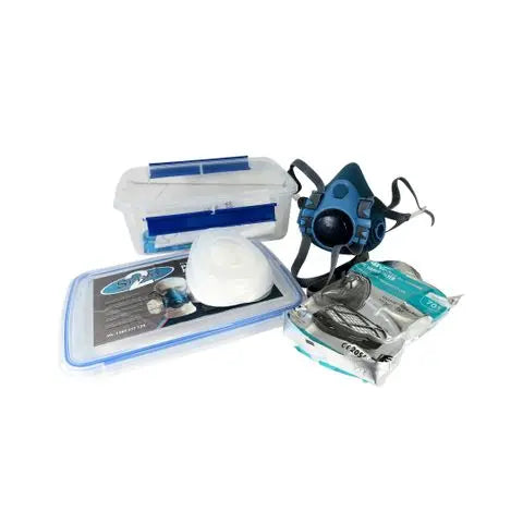 IWATA 2SPRAY Halfmask Painters Respirator Kit with replaceable dust filters Iwata