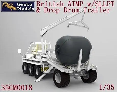 Gecko Model 1:35 British ATMP w/SLLPT & Drop Drum Trailer Gecko