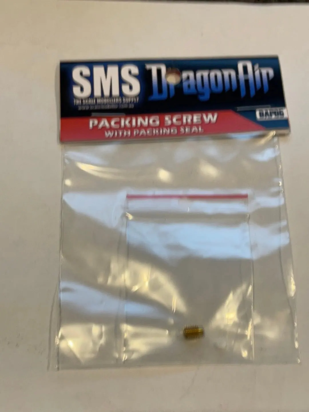SMS Dragonair Airbrush Replacement Packing Screw & Seal (to fit DA01/DA02 Airbrushes) The Scale Modellers Supply
