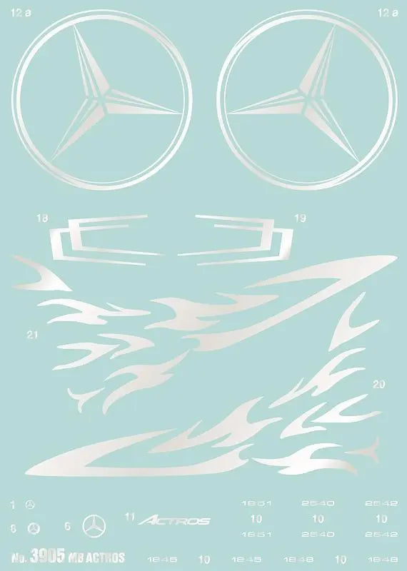 Italeri 1:24 Mercedes Benz Actros MP4 GigaSpace Italeri