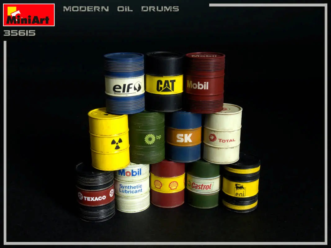 Miniart 1:35 Modern Oil Drums 200l MiniArt