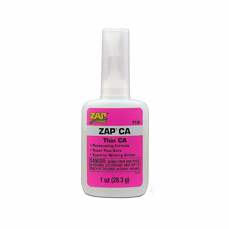 Zap-A-Gap ZAP CA Thin Viscosity 1oz/28.3g Bottle Super Glue