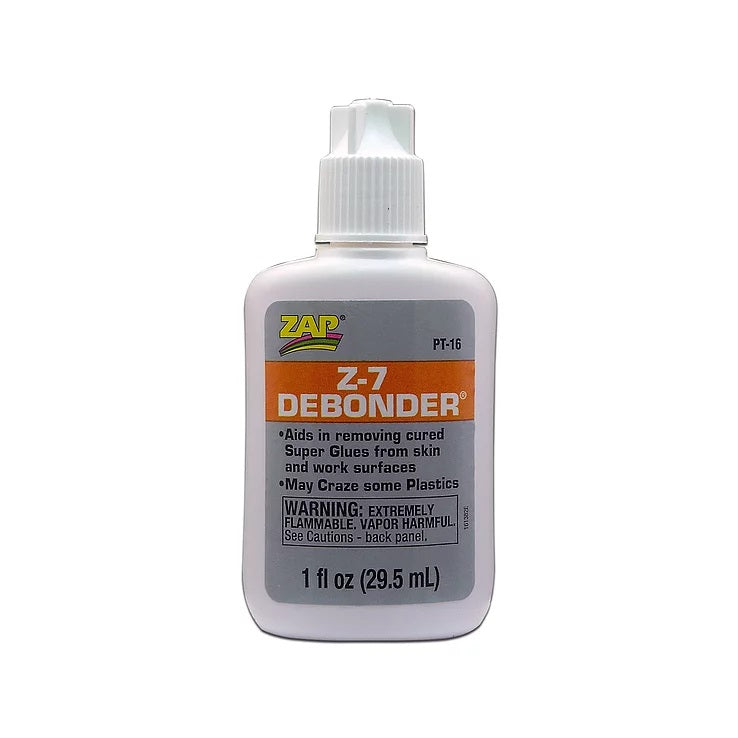 Zap-A-Gap ZAP Z-7 CA Debonder 1oz/29.5ml Bottle