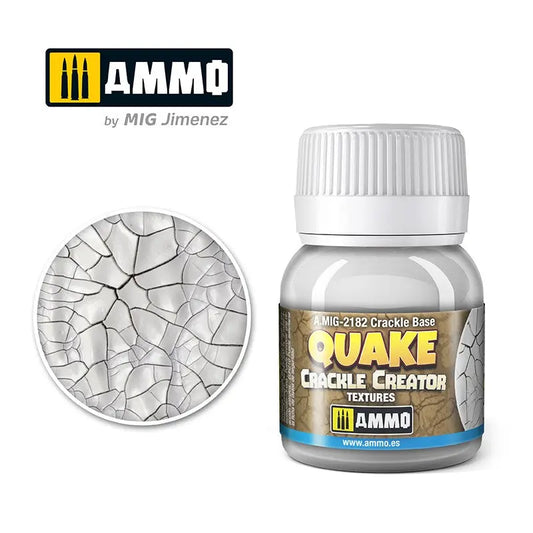 Ammo QUAKE CRACKLE CREATOR TEXTURES Crackle Base 40ml Ammo of Mig Jimenez
