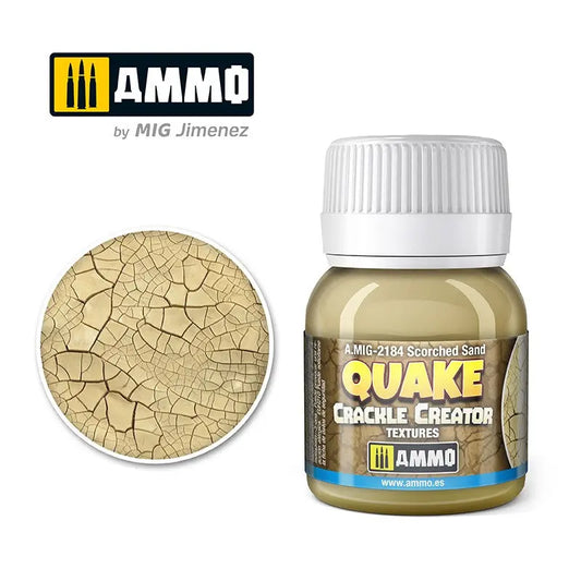 Ammo QUAKE CRACKLE CREATOR TEXTURES Scorched Sand 40ml Ammo of Mig Jimenez
