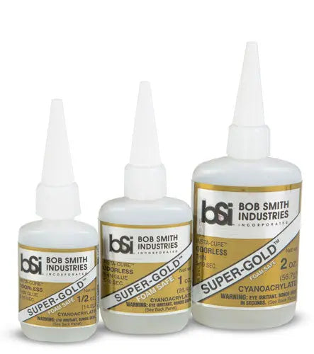 Avetek BSI-122 Super-Gold Odorless Foam Safe CA, Super Glue 1oz Avetek