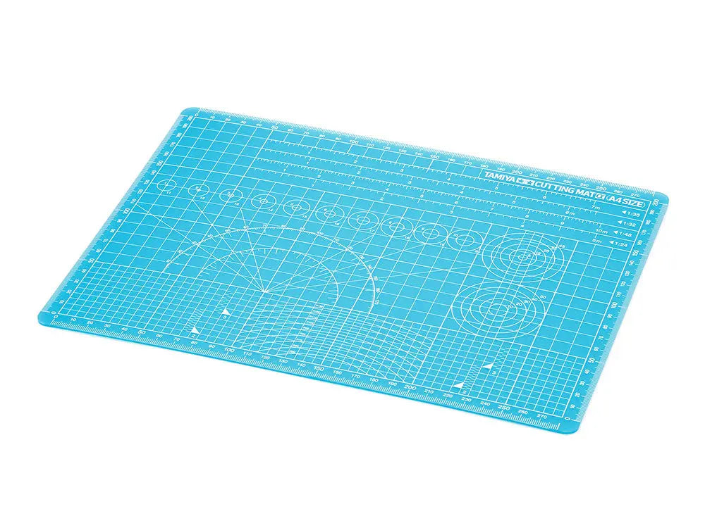 Tamiya Cutting Mat A4 Blue Tamiya