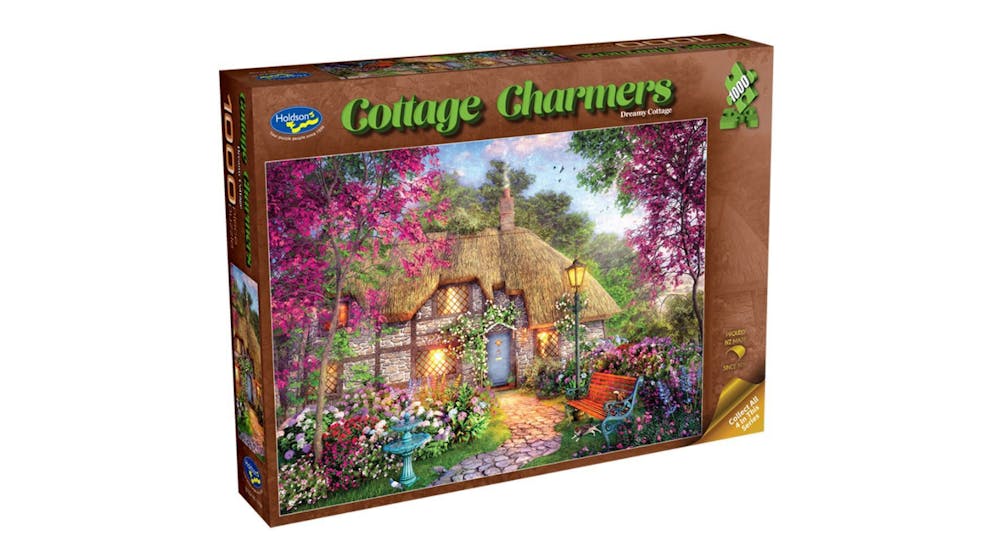 Holdson 1000 Piece Jigsaw Puzzle Cottage Charmers Dreamy Cottage Holdson