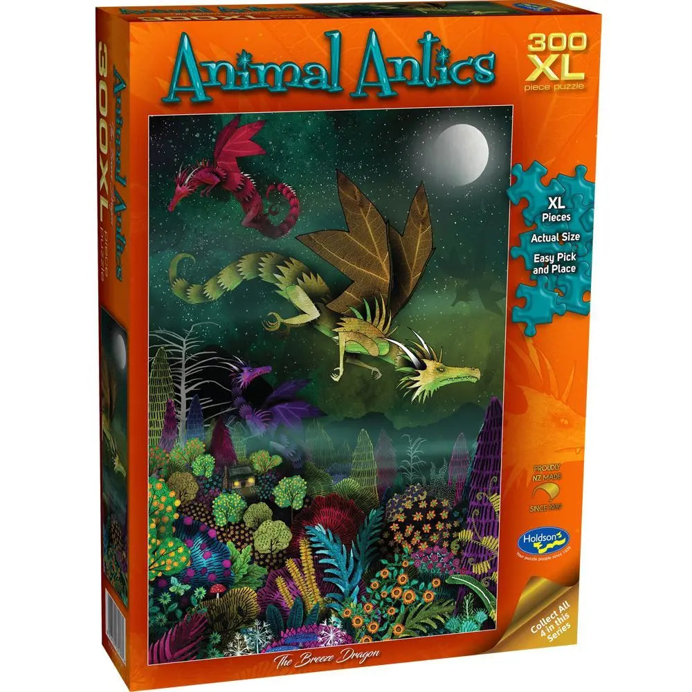 Holdson Puzzle - Animal Antics 300 pc XL The Breeze Dragon Holdson