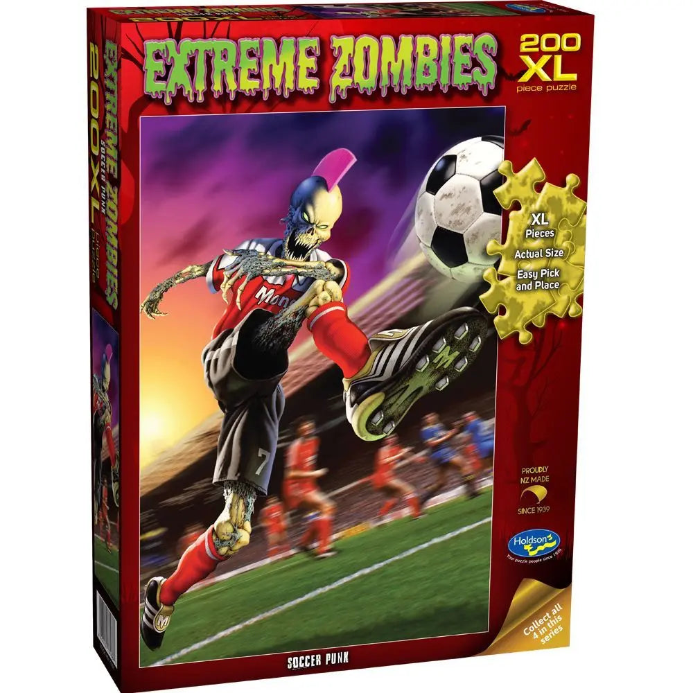 Holdson Puzzle - Extreme Zombies 200pc XL Soccer Punk Holdson