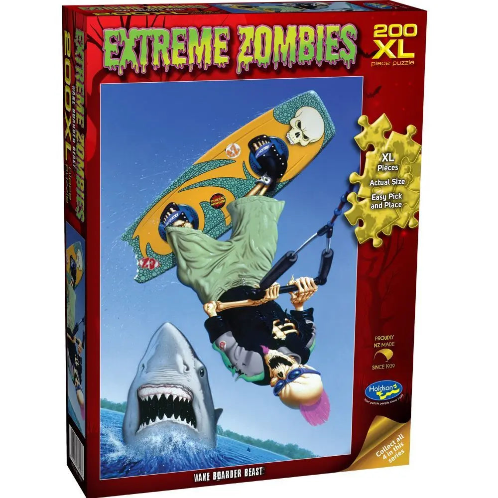 Holdson Puzzle - Extreme Zombies 200pc XL Wake Boarder Beast Holdson
