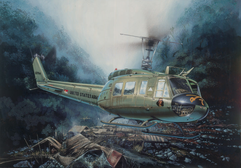 Italeri 1/48 UH - 1D Iroquois with RNZAF Decals Plastic Model Kit Italeri