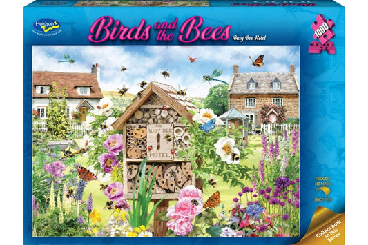 Holdson 1000 Piece Jigsaw Puzzle Birds and the Bees Busy Bee Hotel Holdson