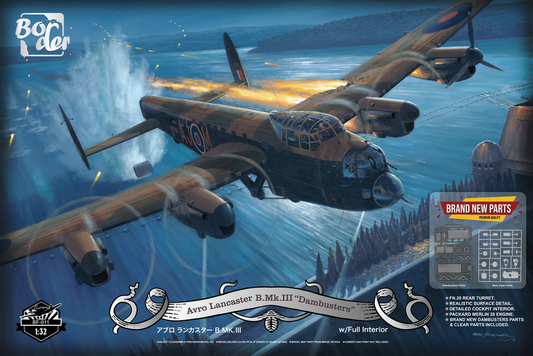 Border Model 1/32 Lancaster B.MKIII Dambuster Plastic Model Kit