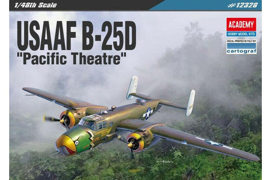 Academy 1/48 USAAF B-25D "Pacific Theatre" Plastic Model Kit Academy