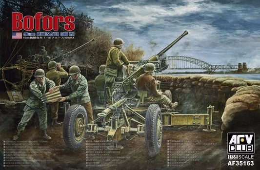 AFV Club 1/35 40mm Automatic Gun M1 (Bofors 40mm AA) Plastic Model Kit AFV Club