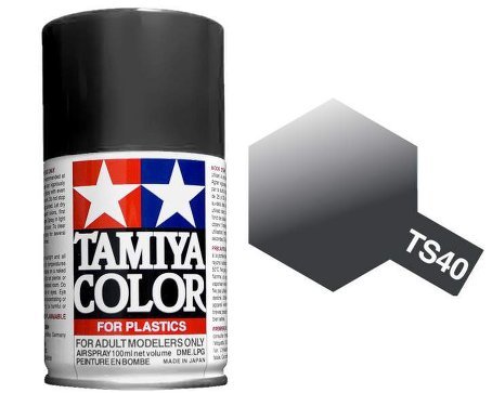Tamiya Color Spray TS-40 Metallic Gloss Black 100ml