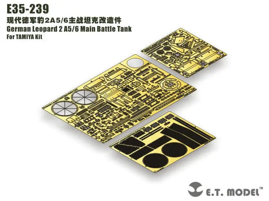 E.T. Model 1:35 German Leopard 2 A5/6 Main Battle Tank Detail Set E.T. Model