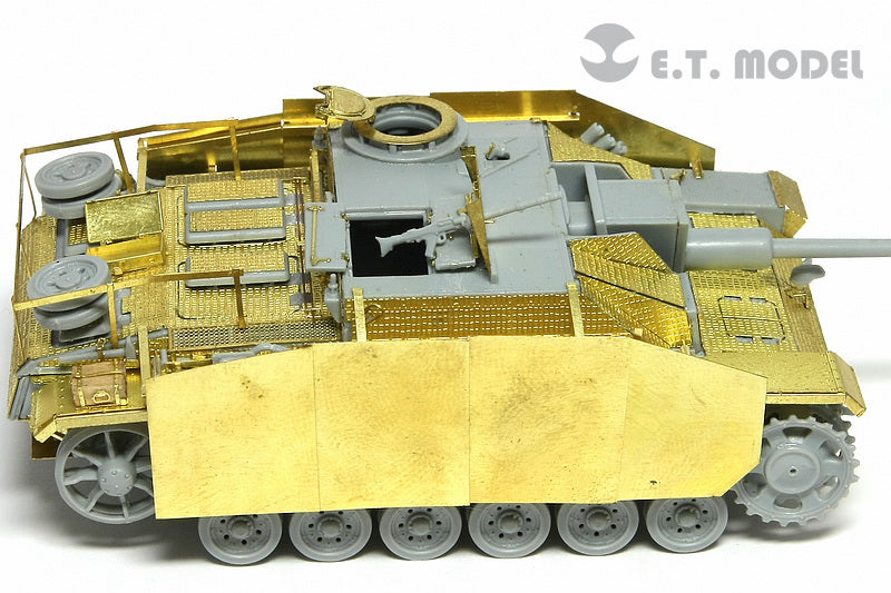 E.T. Model 1/72 WWII German StuG.III Ausf.G Schurzen（Late version）PE Set