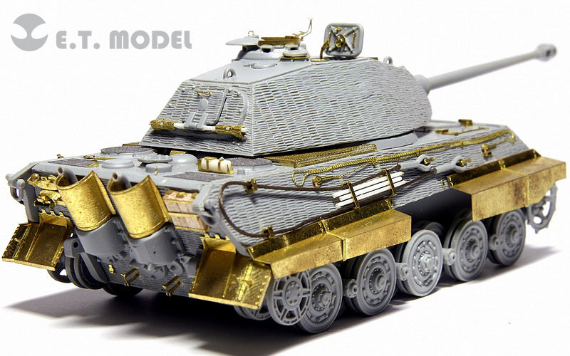 E.T. Model 1/72 WWII German King Tiger/Jagdtiger Fender & Schurzen PE Set