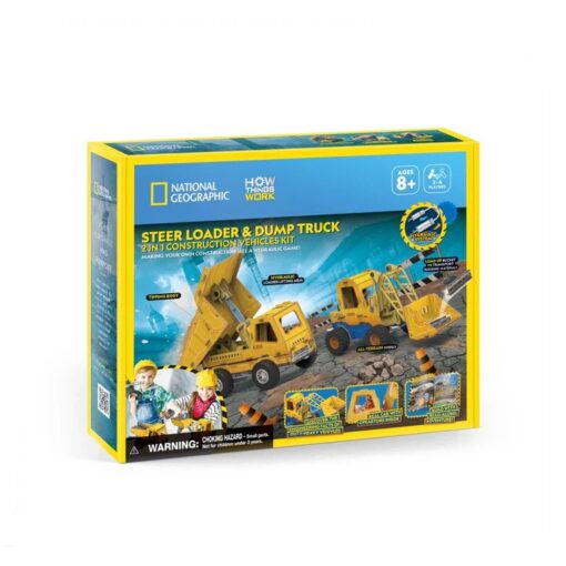 Cubic Fun National Geographic 3D Puzzle Steel Loader & Dump Truck Cubic Fun