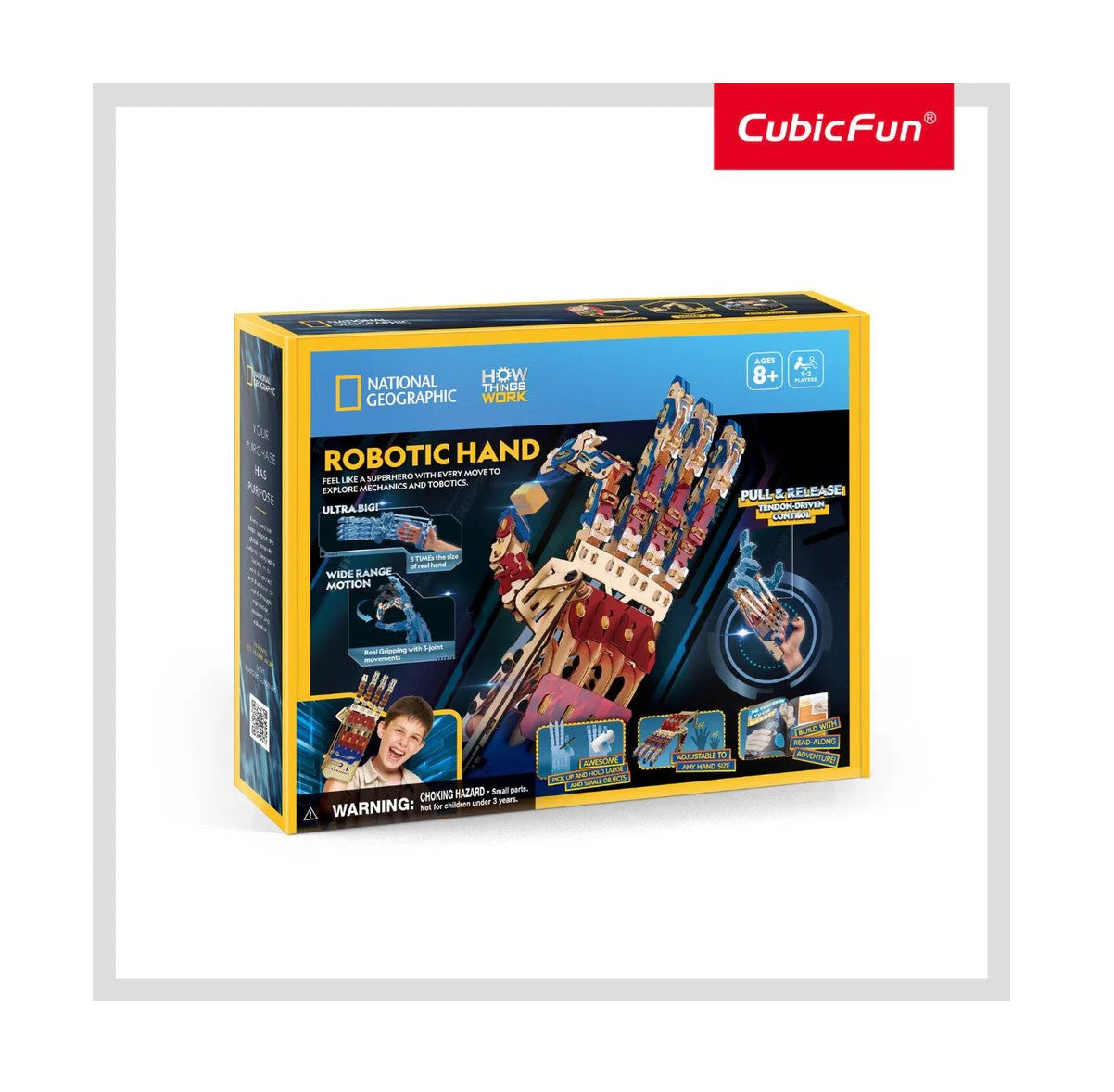 Cubic Fun National Geographic 3d Puzzle Robotic Hand Cubic Fun