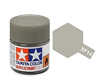 Tamiya Color Acrylic Paint XF-14 J.A. Grey 10ml Tamiya