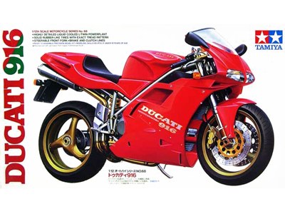 Tamiya 1/12 Ducati 916 Plastic Model Kit Tamiya