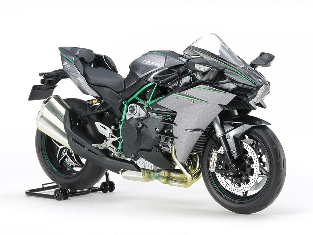 Tamiya 1/12 Kawasaki Ninja H2 Carbon Plastic Model Kit Tamiya