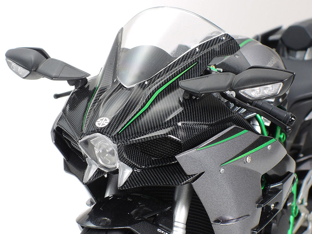 Tamiya 1/12 Kawasaki Ninja H2 Carbon Plastic Model Kit Tamiya