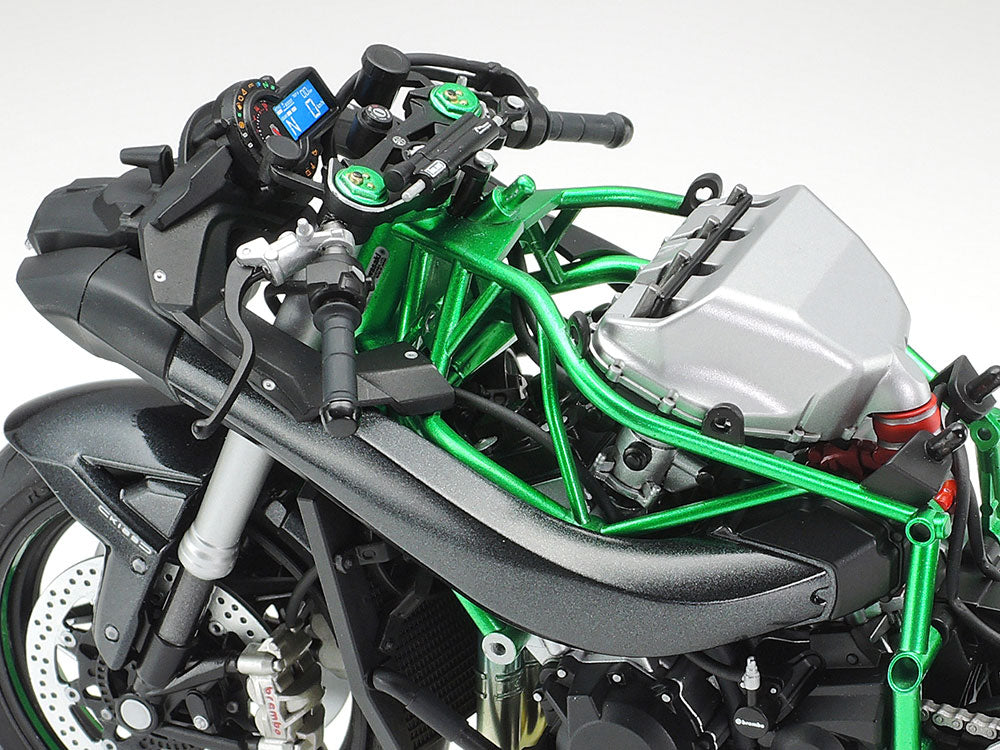 Tamiya 1/12 Kawasaki Ninja H2 Carbon Plastic Model Kit Tamiya