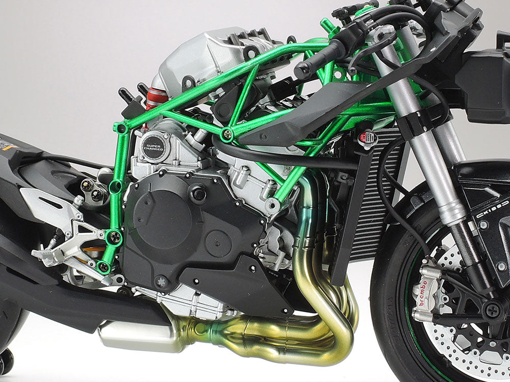 Tamiya 1/12 Kawasaki Ninja H2 Carbon Plastic Model Kit Tamiya