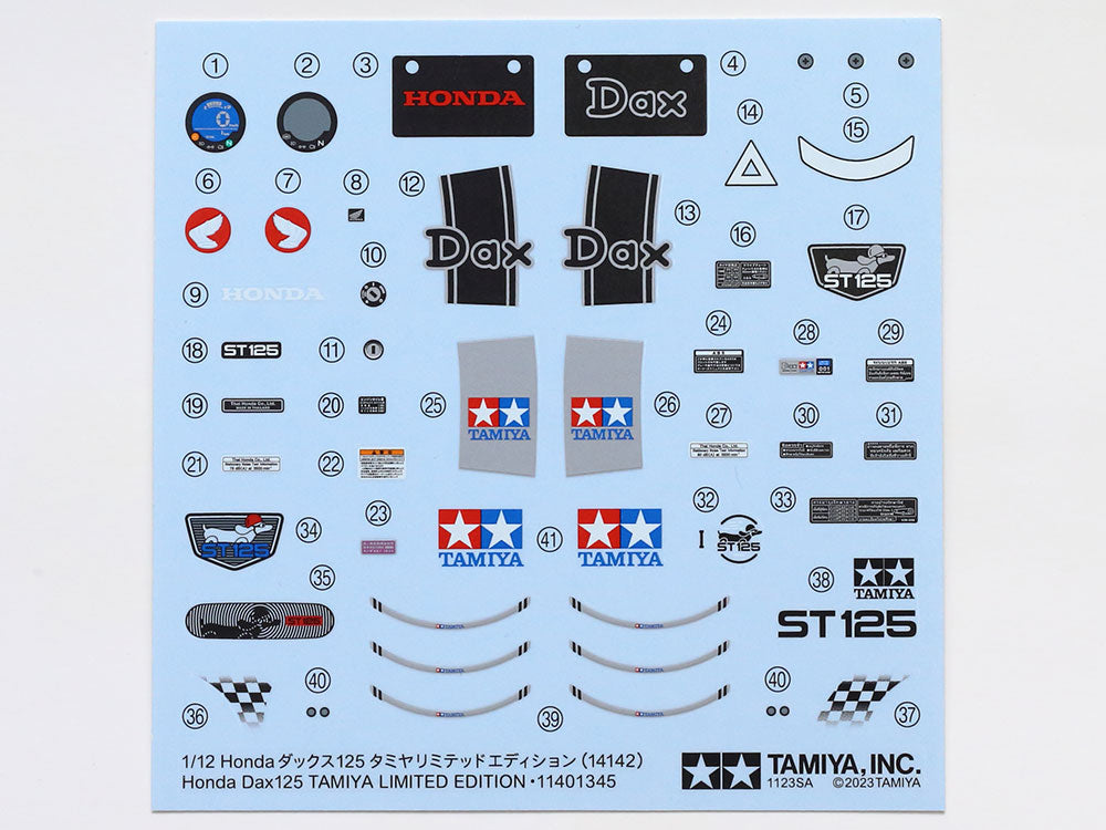 Tamiya 1/12 Honda Dax125 Limited Edition Plastic Model Kit Tamiya