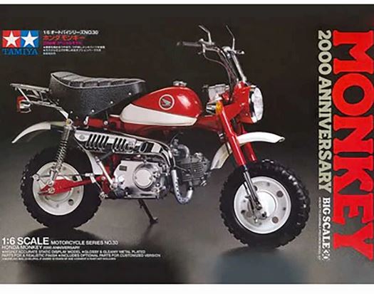Tamiya 1/6 Honda Monkey 2000 Anniversary Plastic Model Kit Tamiya