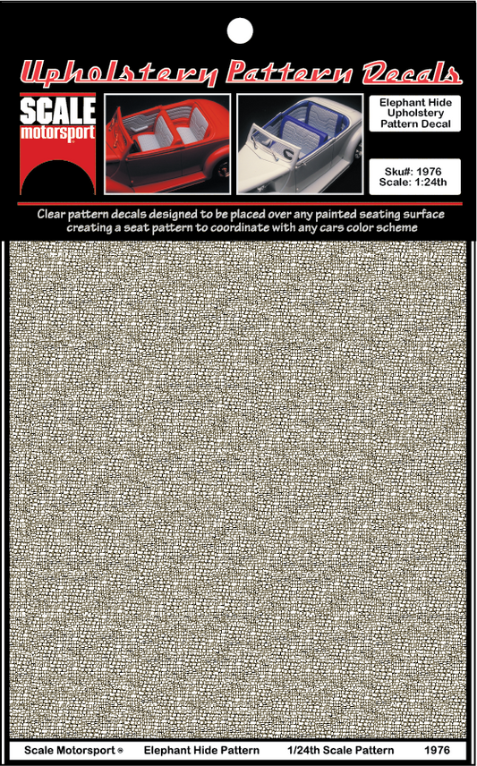Scale Motorsport 1/24 Elephant Hide Upholstery Decal Scale Motorsport