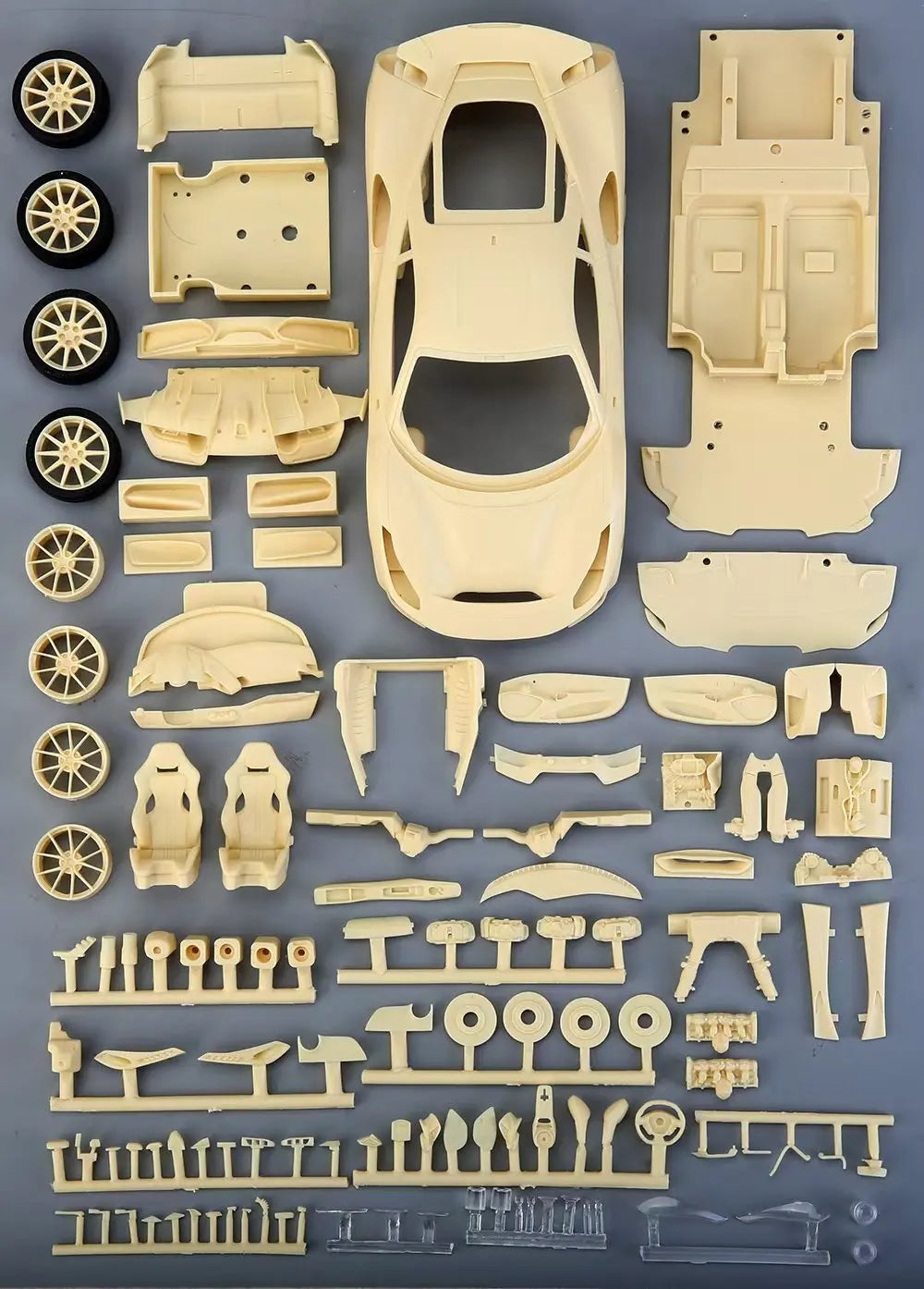 Alpha Models 1:24 Ferrari 488 Pista - Full Resin Model kit Alpha Models