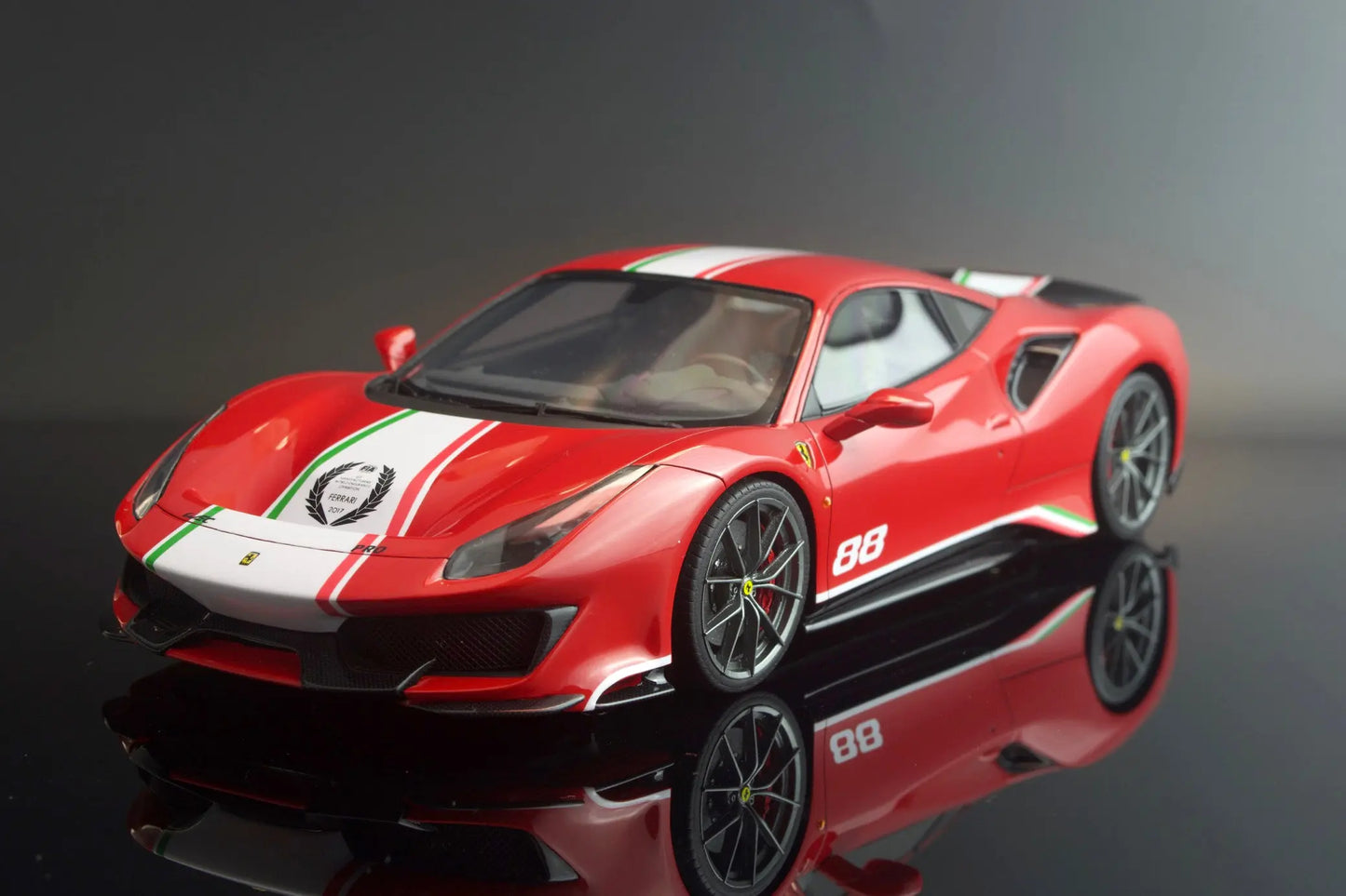 Alpha Models 1:24 Ferrari 488 Pista - Full Resin Model kit Alpha Models