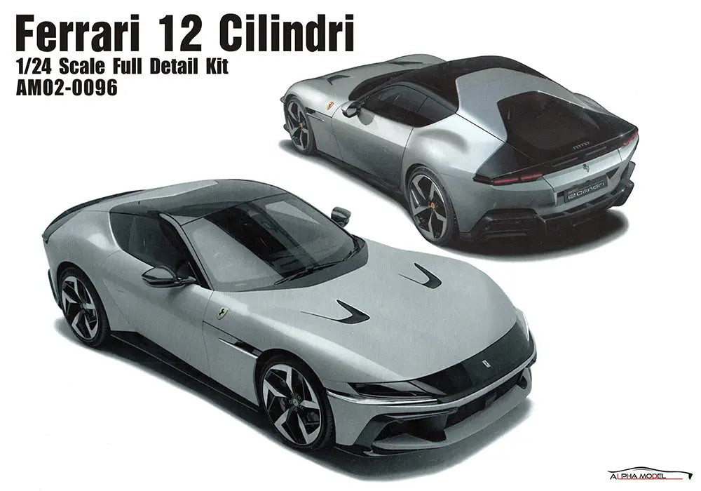 Alpha Models 1:24 Ferrari 12 Cilindri - Full Resin Model Kit Alpha Models