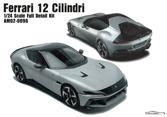 Alpha Models 1:24 Ferrari 12 Cilindri - Full Resin Model Kit Alpha Models