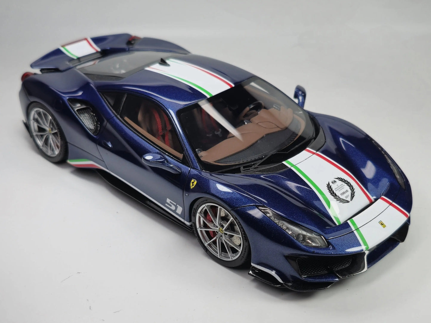 Alpha Models 1:24 Ferrari 488 Pista - Full Resin Model kit Alpha Models