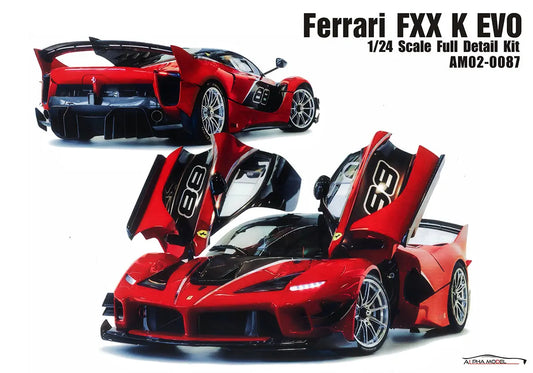 Alpha Models 1:24 Ferrari FXX K EVO - Full Resin Model Kit Franklin Hobbies Ltd