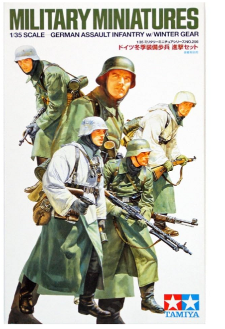 Tamiya 1/35German Assault Infantry Winter Gear Plastic Model Kit Tamiya
